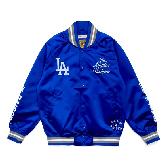 Born X Raised x Dodger Mitchell & Ness Post Season Jacket - Picture 3 of 5